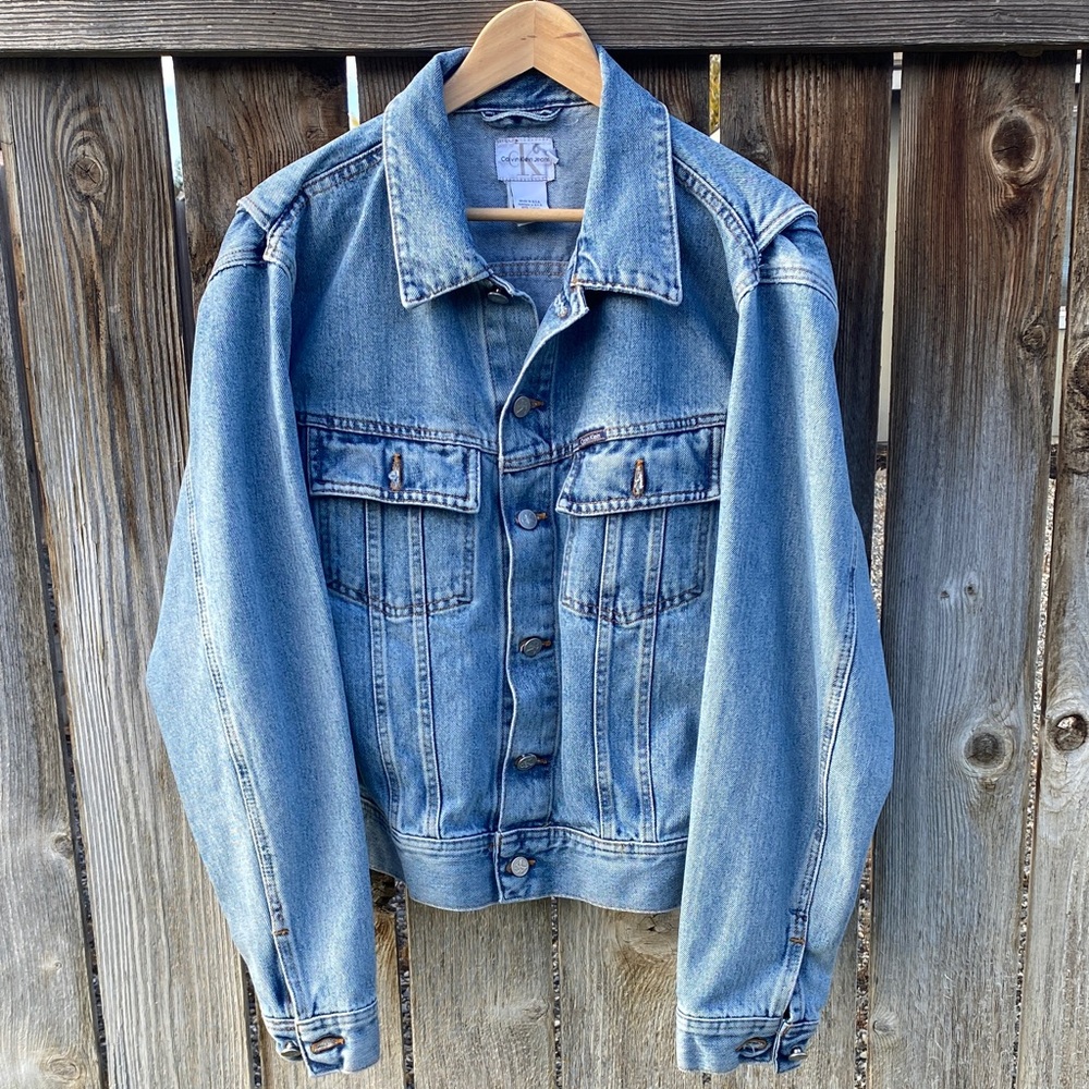 Vintage Calvin Klein Jeans Light Blue Denim Jacket